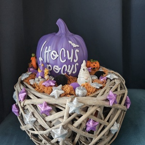 Hókusz-pókusz halloweeni varázslók asztaldísz ����� - Meska.hu