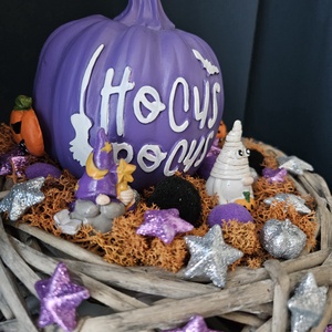 Hókusz-pókusz halloweeni varázslók asztaldísz ����� - otthon & életmód - dekoráció - halloween - halloweeni asztaldísz - Meska.hu
