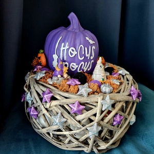 Hókusz-pókusz halloweeni varázslók asztaldísz ����� - otthon & életmód - dekoráció - halloween - halloweeni asztaldísz - Meska.hu