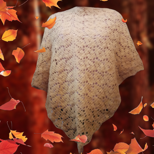 Levél mintás kendő  - ruha & divat - sál, sapka, kendő - kendő - Meska.hu