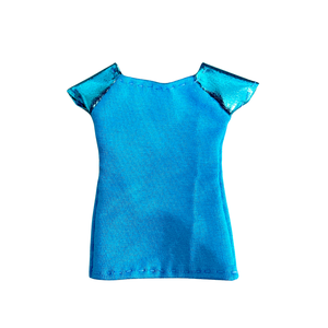 Barbie ruha, Kék póló - játék & sport - baba & babaház - barbie ruhák - Meska.hu