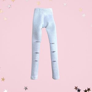 Barbie ruha, Fehér szaggatott nadrág, Játék & Sport, Baba & babaház, Barbie ruhák, Varrás, MESKA