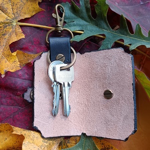 Bőr kulcstartó, Táska & Tok, Kulcstartó & Táskadísz, Kulcstartó, Bőrművesség, MESKA