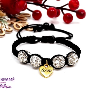 Love makramé karkötő - fehér - ékszer - karkötő - gyöngyös karkötő - Meska.hu Love makramé karkötő - fehér - ékszer - karkötő - gyöngyös karkötő - Meska.hu