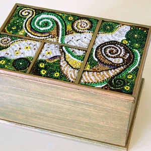 Csigás doboz - nagy - Meska.hu