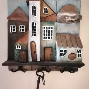 Uszadékfából készült fogas - Meska.hu