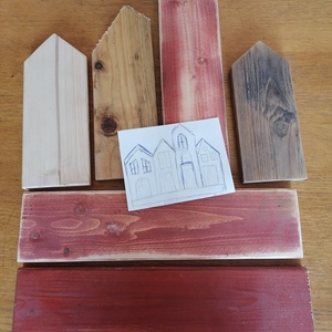 Adventi házikók - karácsony - adventi díszek - adventi gyertyadíszek és koszorúdíszek - Meska.hu