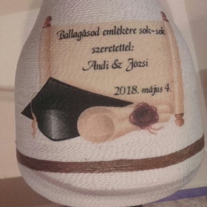 Ballagásra zsinórozott üveg -  - Meska.hu