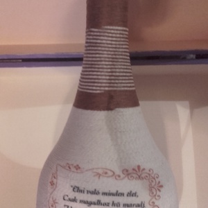 Ballagásra zsinórozott üveg -  - Meska.hu