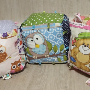 Óriás textil játszó babakocka kicsiknek . - játék & sport - 3 éves kor alattiaknak - babakocka - Meska.hu