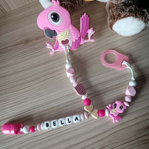 Papagájos rágcsalánc 2in1, Baba - mama, Baba játékok, Rágóka, Csomózás, MESKA