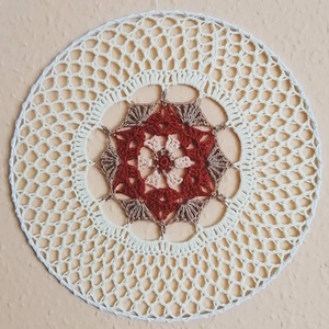 Horgolt mandala - Meska.hu