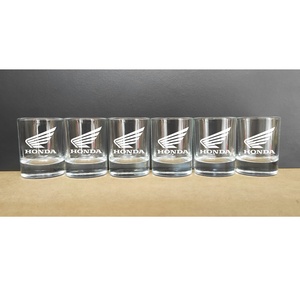 Lézergravírozott pálinkás pohár szett választható logóval 45 ml, henger alakú, 6 db Honda minta, Otthon & Életmód, Konyhafelszerelés, tálalás, Tálalás, Pálinkás poharak, szettek, Gravírozás, pirográfia, MESKA