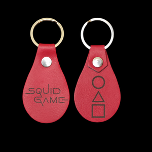 SQUID GAME Gravírozott műbőr kulcstartó, Táska & Tok, Kulcstartó & Táskadísz, Kulcstartó, Gravírozás, pirográfia, MESKA
