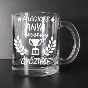 Gravírozott hőálló bögre választható vagy egyedi felirattal is, 320 ml , Otthon & Életmód, Konyhafelszerelés, tálalás, Tálalás, Pohár, Gravírozás, pirográfia, MESKA