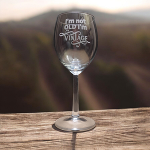 Gravírozott boros pohár 300 ml, Otthon & Életmód, Konyhafelszerelés, tálalás, Tálalás, Boros poharak, szettek, Gravírozás, pirográfia, MESKA