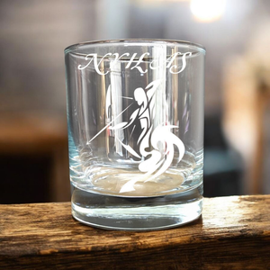 NYILAS Gravírozott horoszkópos pohár, 290 ml whiskys/vizes, Otthon & Életmód, Konyhafelszerelés, tálalás, Tálalás, Pohár, Gravírozás, pirográfia, MESKA