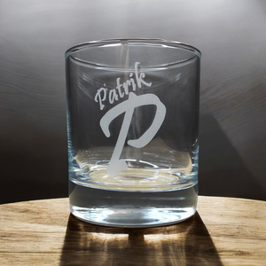 Gravírozott neves whiskys pohár 290 ml, Otthon & Életmód, Konyhafelszerelés, tálalás, Tálalás, Pohár, Gravírozás, pirográfia, MESKA