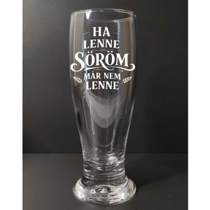 Gravírozott 6 darabos sörös pohár szett, 310 ml - otthon & életmód - konyhafelszerelés, tálalás - tálalás - sörös pohár és korsó - Meska.hu