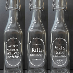Egyedi megrendelésre készülő palack - Meska.hu