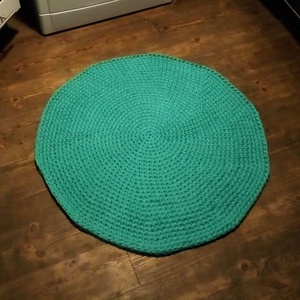 Horgolt szőnyeg (77 cm) - otthon & életmód - lakástextil - szőnyeg - horgolt szőnyeg - Meska.hu