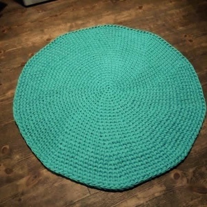 Horgolt szőnyeg (77 cm) - otthon & életmód - lakástextil - szőnyeg - horgolt szőnyeg - Meska.hu