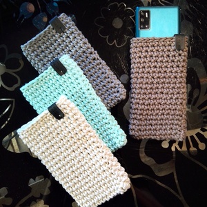 Horgolt mobiltelefon tok - táska & tok - pénztárca & más tok - telefontok - Meska.hu