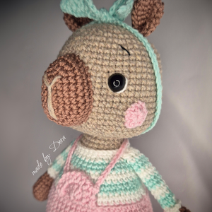 Capybara lány - játék & sport - plüssállat & játékfigura - más figura - Meska.hu