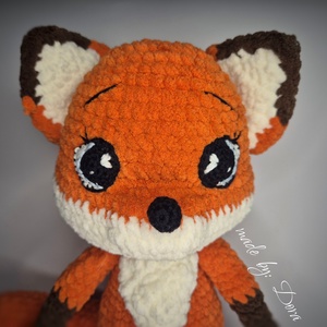 Róka - játék & sport - plüssállat & játékfigura - más figura - Meska.hu