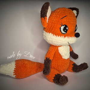 Róka - játék & sport - plüssállat & játékfigura - más figura - Meska.hu