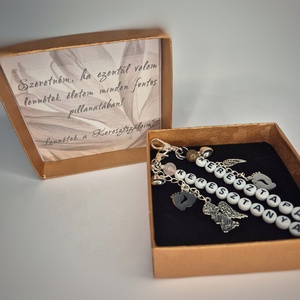 Keresztszülő felkérő, Táska & Tok, Kulcstartó & Táskadísz, Kulcstartó, Csomózás, MESKA