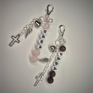 Nagymama és nagypapa kulcstartó, Táska & Tok, Kulcstartó & Táskadísz, Kulcstartó, Csomózás, MESKA