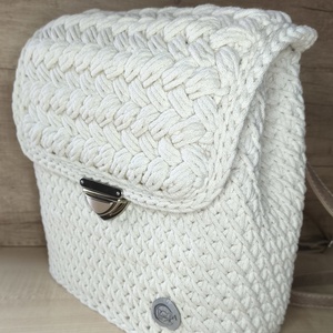 Horgolt hátizsák - táska & tok - hátizsák - hátizsák - Meska.hu