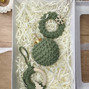 Karácsonyi box - karácsony - karácsonyi lakásdekoráció - karácsonyfadíszek - Meska.hu