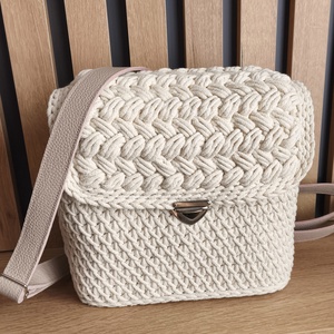 Horgolt hátizsák - táska & tok - hátizsák - hátizsák - Meska.hu