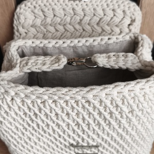 Horgolt hátizsák - táska & tok - hátizsák - hátizsák - Meska.hu