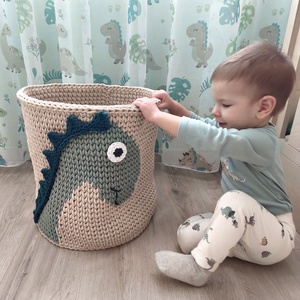 Dinós játéktároló - baba - mama - babaszobabútor - játéktároló - Meska.hu