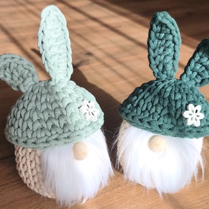 Tavaszi nyuszimanó - otthon & életmód - dekoráció - asztal és polc dekoráció - asztaldísz - Meska.hu