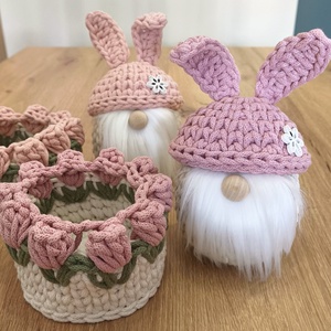 Tavaszi nyuszimanó - otthon & életmód - dekoráció - asztal és polc dekoráció - asztaldísz - Meska.hu