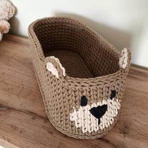 Pelenkatartó , Baba - mama, Pelenkázó, babafürdető kellékek, Pelenkatároló (kosár, fali), Horgolás, MESKA