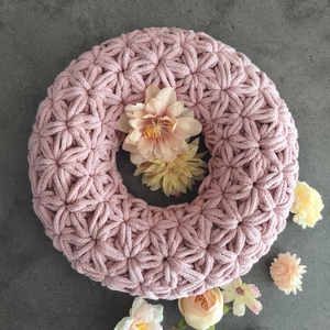 Kopogtató/asztaldísz, Otthon & Életmód, Dekoráció, Ajtó- és ablak dekoráció, Ajtódísz & Kopogtató, Horgolás, MESKA