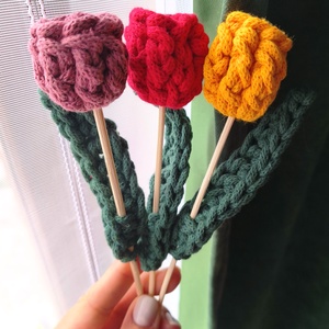 Tulipános illatpálca - otthon & életmód - virágdekoráció - virágdíszek - asztali virágdísz - Meska.hu