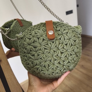 Crossbody horgolt táska - táska & tok - kézitáska & válltáska - alkalmi táska - Meska.hu