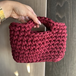 Bordó láncos táska - táska & tok - kézitáska & válltáska - kézitáska - Meska.hu