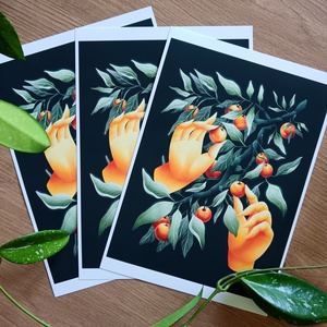 Szüret print - művészet - grafika & illusztráció - digitális - Meska.hu