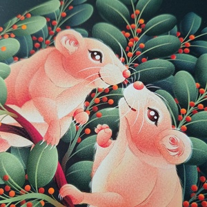 Egérkék print - művészet - grafika & illusztráció - művészi nyomat - Meska.hu