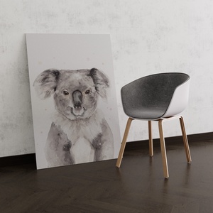 Koala portré - Művészeti nyomat (az eredeti akvarell festmény alapján) - otthon & életmód - dekoráció - kép & falikép - kép & falikép - Meska.hu