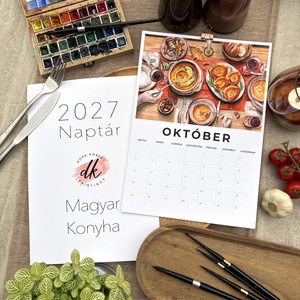 2027 Naptár - Magyar Konyha - Meska.hu