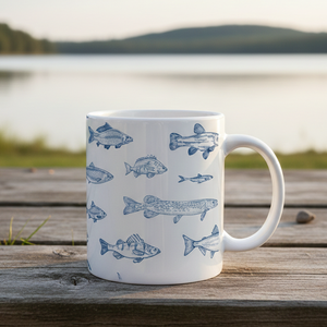 Horgászok barátja � Egyedi grafikás kerámia bögre - Meska.hu