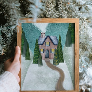 Téli Meselak, Művészet, Grafika & Illusztráció, Digitális, Fotó, grafika, rajz, illusztráció, MESKA